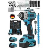CRAFTERTOOLS Germany 450 Nm 36 Volt 5Ah Akülü Torklu Somun Sıkma Bijon Sökme Kömürsüz Matkap-Somun Sökme