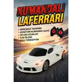 Craftivio 1:24 Ölçek Full Fonksiyon Uzaktan Kumandalı Gerçekçi Spor Yarış Arabası (20 Cm) - Beyaz