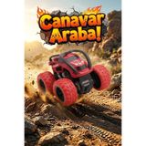 craftivio 360 Derece Takla Atan Sürtmeli Canavar Kamyon - Darbeye Dayanıklı Monster Truck Oyuncak Araba