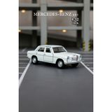Craftivio Beyaz 1:32 Ölçek Die Cast Kapıları Açılır Lisanslı Mercedes Benz 220 Oyuncak Metal Model Araba - Renkli