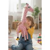 craftivio Büyük Boy Zürafa Peluş Oyuncak Dekoratif Peluş Çocuk Odası Oyuncağı 45 cm