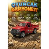 craftivio Diecast 1:32 Metal Çek Bırak Kamyonet - Açılabilir Kapılı Oyuncak Araba - 13 cm Pickup Model Araç