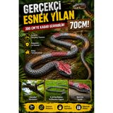 craftivio Gerçekçi Esnek Yılan 70 cm - 300 cm Uzayabilen Şaka Yılanı (3+ Yaş)