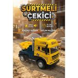 Craftivio Işıklı Sesli Sürtmeli Çekici Kamyon Die-Cast Oyuncak Araba 15 cm