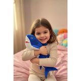 craftivio Müzikli Baby Shark Peluş Oyuncak 20 cm - Şarkı Söyleyen Yumuşak Uyku Arkadaşı
