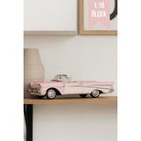 Craftivio Pembe 1:18 Ölçek Die Cast Ince Detay 1960 Chevy Impala Oyuncak Metal Klasik Koleksiyon Model Araba - Renkli