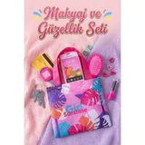 Craftivio Prenses Çantası Oyuncak Seti - Telefon, Anahtar, Tarak ve Makyaj Aksesuarları - 8 Parça Evcilik Seti - Çok Renkli
