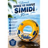 craftivio Tutamaçlı Büyük Boy Yetişkin Deniz Ve Havuz Simidi 95 cm