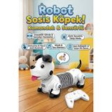 Craftivio Uzaktan Kumandalı Akıllı Robot Sosis Köpek - Sensörlü, Takip Modlu, Uzayabilen Eğitici Oyuncak - Renkli