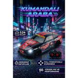 Craftivio Vardem 1:24 Ölçek Uzaktan Kumandalı Araba Full Fonksiyonlu Yarış Arabası Cool Wind - Siyah