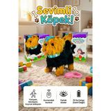 Craftivio Vardem Oyuncak Tasma Kumandalı Yürüyen Havlayan ve Kuyruk Sallayan Peluş Köpek - Renkli