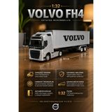 craftivio Volvo FH4 1:32 Ölçek Metal Diecast Oyuncak Tır 50 cm Büyük Boy Transporter