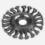 Craftomat 115 mm Örgülü Disk Tel Fırça