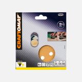 Craftomat BFWP 125 mm 60/120/240 Eksantrik Zımpara Set