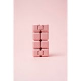 Craftopya Katlanabilir Sonsuzluk Küpü - Fidget Stres Oyuncağı ve Odaklanma Küpü - Pembe