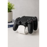 Craftopya Ps4 Uyumlu Çiftli Kol Standı, Dualshock 4 Gamepad Tutucu, Masaüstü Düzenleyici - Beyaz