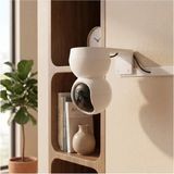 Craftopya Tp-Link Tapo Uyumlu Kamera Duvar ve Tavan Askı Aparatı Standı (C200 / C210 / C211 / C220 / C222) - Kablo Gizleme Özellikli Beyaz