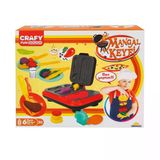 Crafy 2052 Mangal Keyfi 300 GR 22 Parça Oyun Hamuru Seti