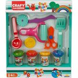 Crafy Oyun Hamuru Tasarım Seti - 10 Parça