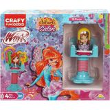 Crafy Winx Sihirli Salon Oyun Hamur Seti 15 Parça - Flora - Renkli