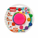 Crafy Zıp Zıp Oyun Hamuru 20 g - Kırmızı
