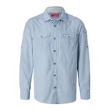 Craghoppers CMS605 Mavi NosiLife Mens Adventure II LS Erkek Gömlek