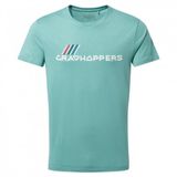 Craghoppers CMT936 Mens Mightie SS Yazılı Kısa Kollu Turkuaz Erkek T-Shirt