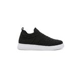 Craig Triko Yüksek Kalite Bağcıksız Slip-On Rahat Erkek Spor Ayakkabı Siyah Beyaz SIYAH