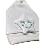 Cramerr Baby Pamuklu Penye Interlok Kukulete Bebek Bere - 0 - 1 Ay - Açık Mint