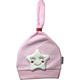 Cramerr Baby Pamuklu Penye Interlok Kukulete Bebek Bere (Gülen Yıldız) - 3 - 6 Ay - Pembe - Fuşya