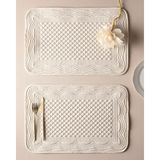 Crannes 2'li Amerikan Servis - Bej - 32 x 47 cm