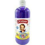 Crasan Yıkanabilir Parmak ve Yüz Boyası 500 gr Toksit Içermez Okul Anasınıfı Kreş Su Bazlı Içerik - Açık Mor - Renk