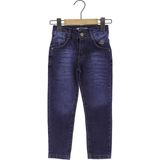 Crassi Erkek Çocuk Kot Pantolon Bol Kesim Denim Kumaş 1 - 2 Yaş Düz Desenli Mavi Renk