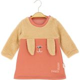 Crassi Kız Bebek Elbise Dance Bunny Nakışlı Kışlık Şardonlu - 12 Ay - Karamel