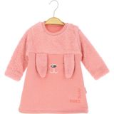 Crassi Kız Bebek Elbise Dance Bunny Nakışlı Kışlık Şardonlu - 12 Ay - Somon