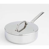 Crate & Barrel EvenCook Core 3.25 Qt. Kapaklı Paslanmaz Çelik Sote Tavası