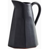Crate & Barrel Stevey Siyah Sürahi 103 Oz, Leanne Ford Tasarımı El Yapımı Seramik Sürahi