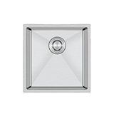 CRAUF Crauf Stella 4444 Inox 40x40 El Yapımı Paslanmaz Çelik Mutfak Eviyesi Gümüş