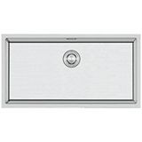 CRAUF Crauf Stella 4470 Pvd Inox Paslanmaz Çelik Mutfak Eviyesi Gümüş