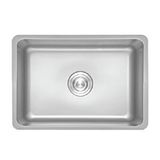 CRAUF Crauf Venüs 3054 Inox 50x40 Tezgah Altı Paslanmaz Çelik Mutfak Eviyesi Gümüş