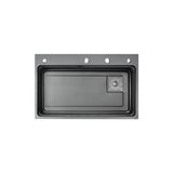 Crauf Evye Dolce Vita Matrix | 75CM - Gümüş - Tek Gözlü - 75 cm