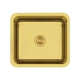 Crauf Evye Lavello | 45CM - Imperial Gold (Ipeksi Altın) - Tek Gözlü - 45x40 cm
