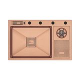 Crauf Evye Lusso | 76CM - Royal Bronze (Bakır) - Tek Gözlü - 76x48 cm