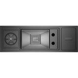 Crauf Evye Lusso Barista | 79CM - Dark Graphite (Füme) - Antrasit - Tek Gözlü - 79x27 cm
