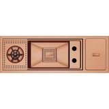 Crauf Evye Lusso Barista | 79CM - Royal Bronze (Bakır) - Tek Gözlü - 79x27 cm
