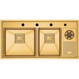 Crauf Evye Lusso Duo | 100CM - Imperial Gold (Ipeksi Altın) - Çift Gözlü - 100x50 cm