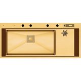 Crauf Evye Lusso Grand | 118CM - Imperial Gold (Ipeksi Altın) - Tek Gözlü - 118x50 cm