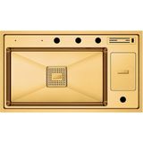 Crauf Evye Lusso Grand | 86CM - Imperial Gold (Ipeksi Altın) - Tek Gözlü - 86x49 cm