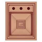Crauf Evye Lusso Secret | 38CM - Royal Bronze (Bakır) - Tek Gözlü - 38x47 cm