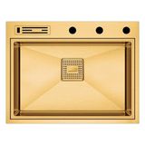 Crauf Evye Lusso Secret | 64CM - Imperial Gold (Ipeksi Altın) - Tek Gözlü - 64x49 cm